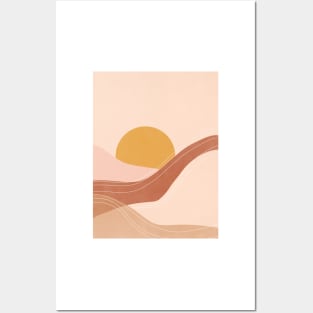 Abstract sunset painting 3.3 Posters and Art